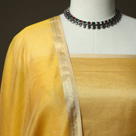 Maheshwari silk handloom heavy zari work 2pc unstitched