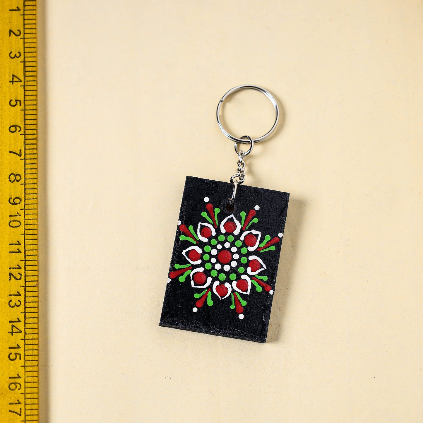  Mandala Art Handpainted Keychain 