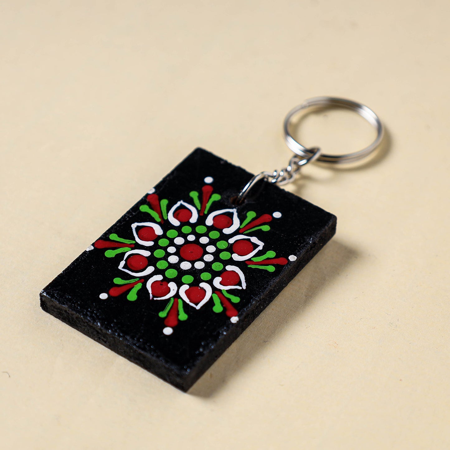  Mandala Art Handpainted Keychain 