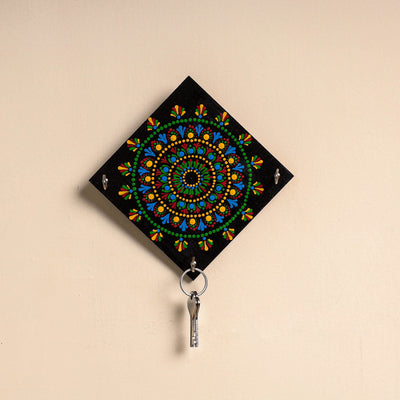  Mandala Art Handpainted Keyholder 