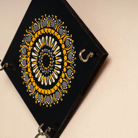 Mandala Art Handpainted Keyholder (7 x 7 in)