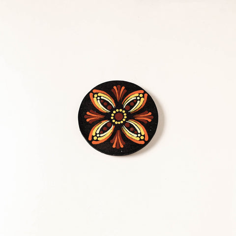  Mandala Art Handpainted Wooden Magnet 