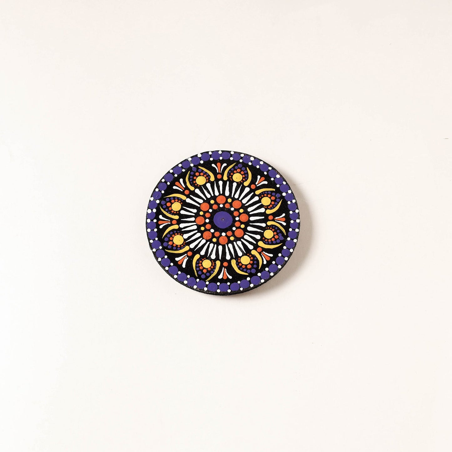  Mandala Art Handpainted Wooden Magnet Online at iTokri.com