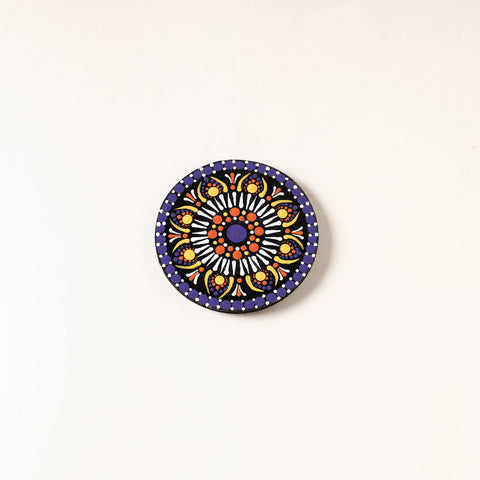  Mandala Art Handpainted Wooden Magnet Online at iTokri.com