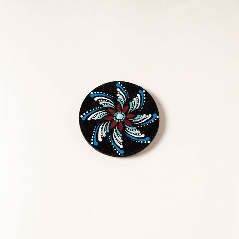  Mandala Art Handpainted Wooden Magnet 