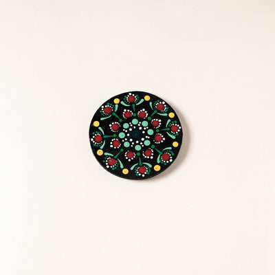 Mandala Art Handpainted Wooden Magnet