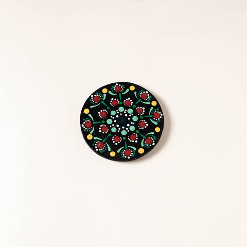 Mandala Art Handpainted Wooden Magnet