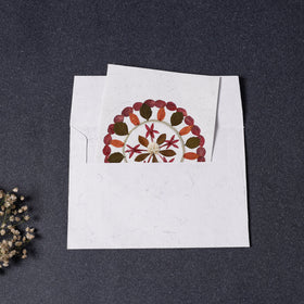  Mandala - Flower Art Handmade Paper Greeting Card 