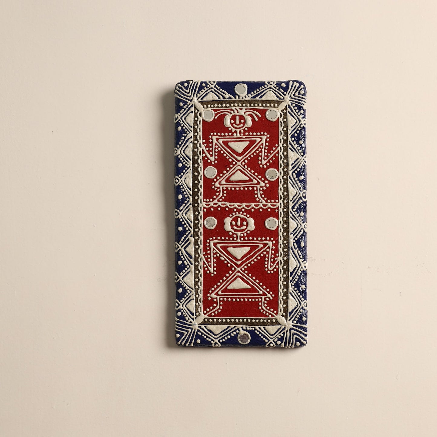  Mandana Art Handpainted Paper Mache Wall Frame 