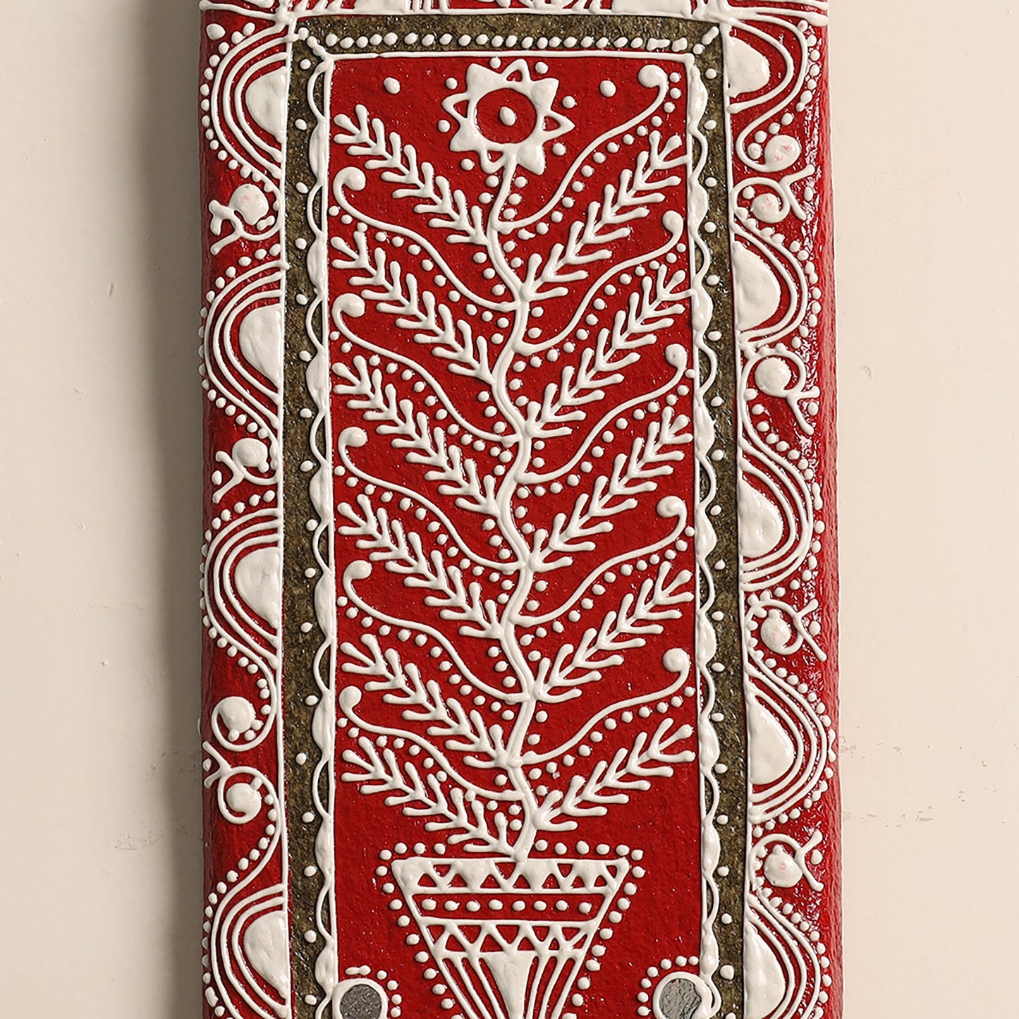  Mandana Art Handpainted Paper Mache Wall Frame 