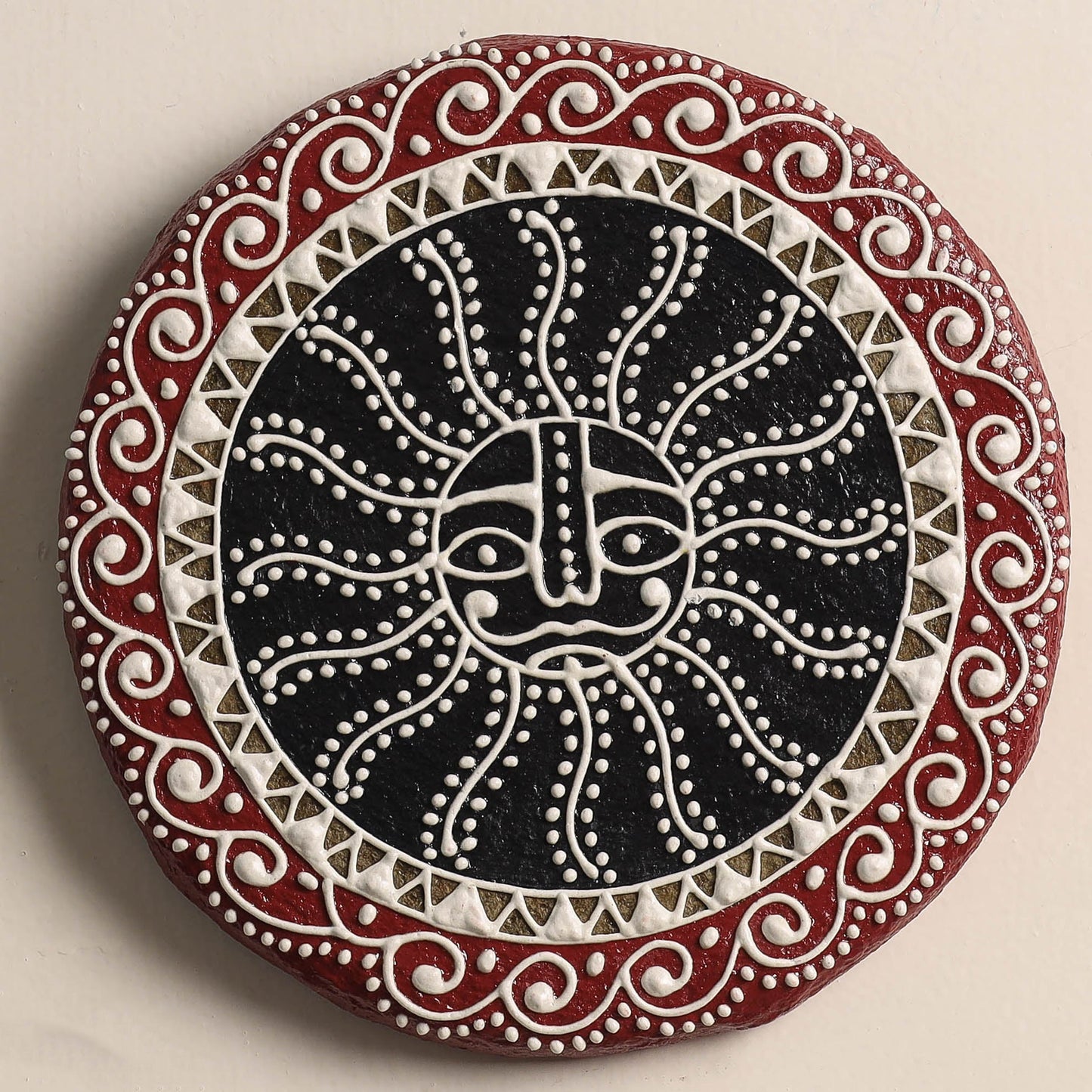  Mandana Art Handpainted Paper Mache Wall Frame 