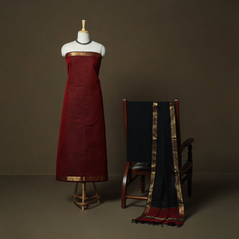 Mangalagiri cotton 3pc unstitched dress material 81