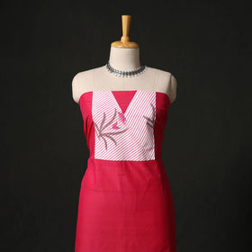 Mangalagiri handloom cotton patchwork unstitched kurta
