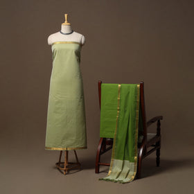 Mangalagiri natural dyed 3pc unstitched dress material 01