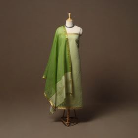 Mangalagiri natural dyed 3pc unstitched dress material 01