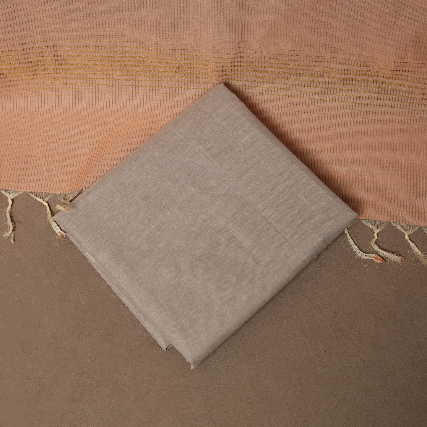 Mangalagiri natural dyed 3pc unstitched dress material 02