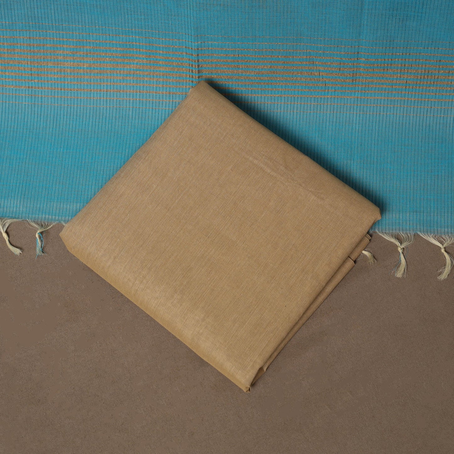 Mangalagiri natural dyed 3pc unstitched dress material 03