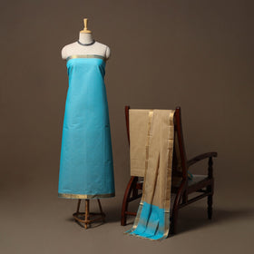 Mangalagiri natural dyed 3pc unstitched dress material 03