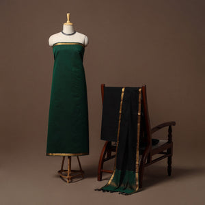 Mangalagiri natural dyed 3pc unstitched dress material 08