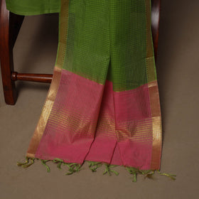 Mangalagiri natural dyed 3pc unstitched dress material 09