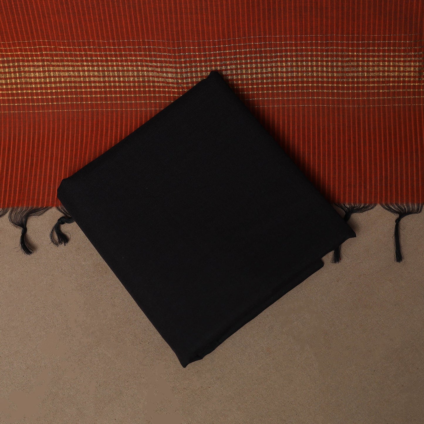 Mangalagiri natural dyed 3pc unstitched dress material 11