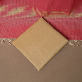 Mangalagiri natural dyed 3pc unstitched dress material 14