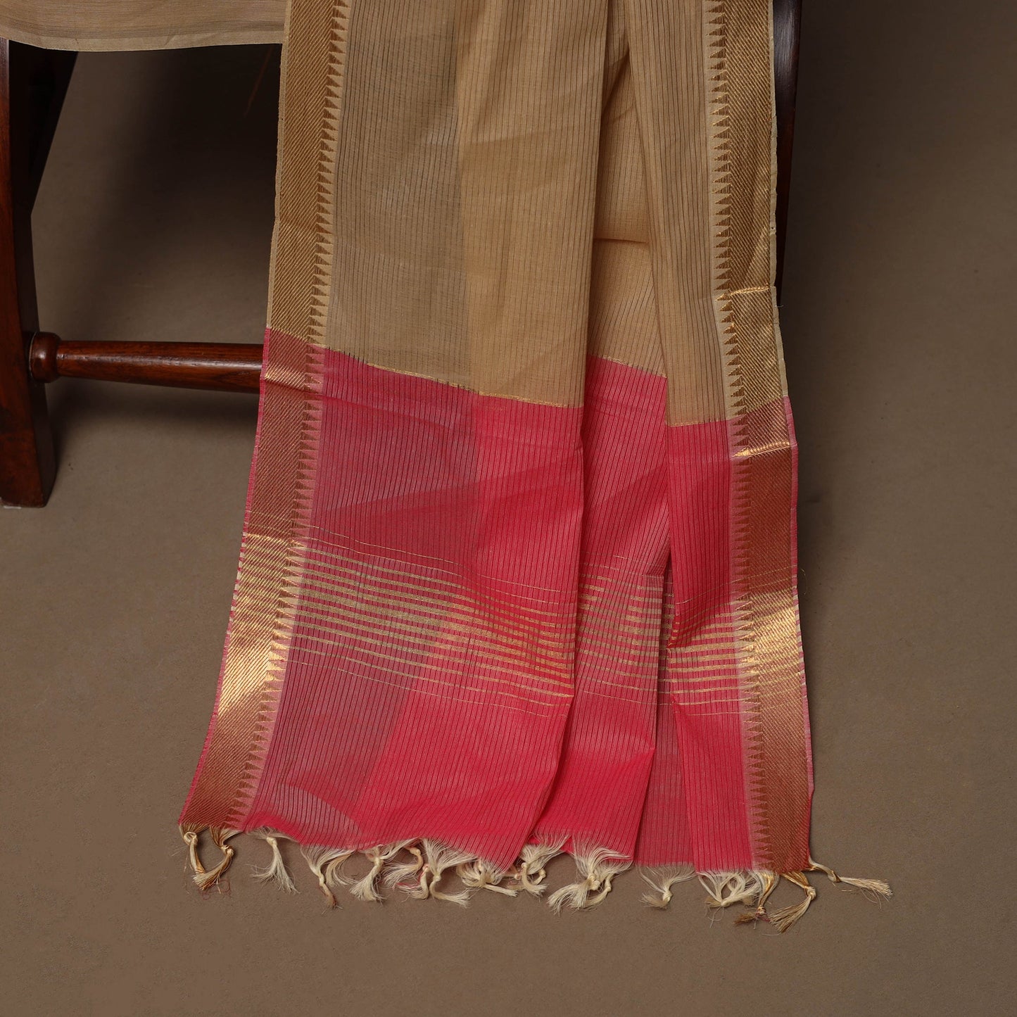 Mangalagiri natural dyed 3pc unstitched dress material 14