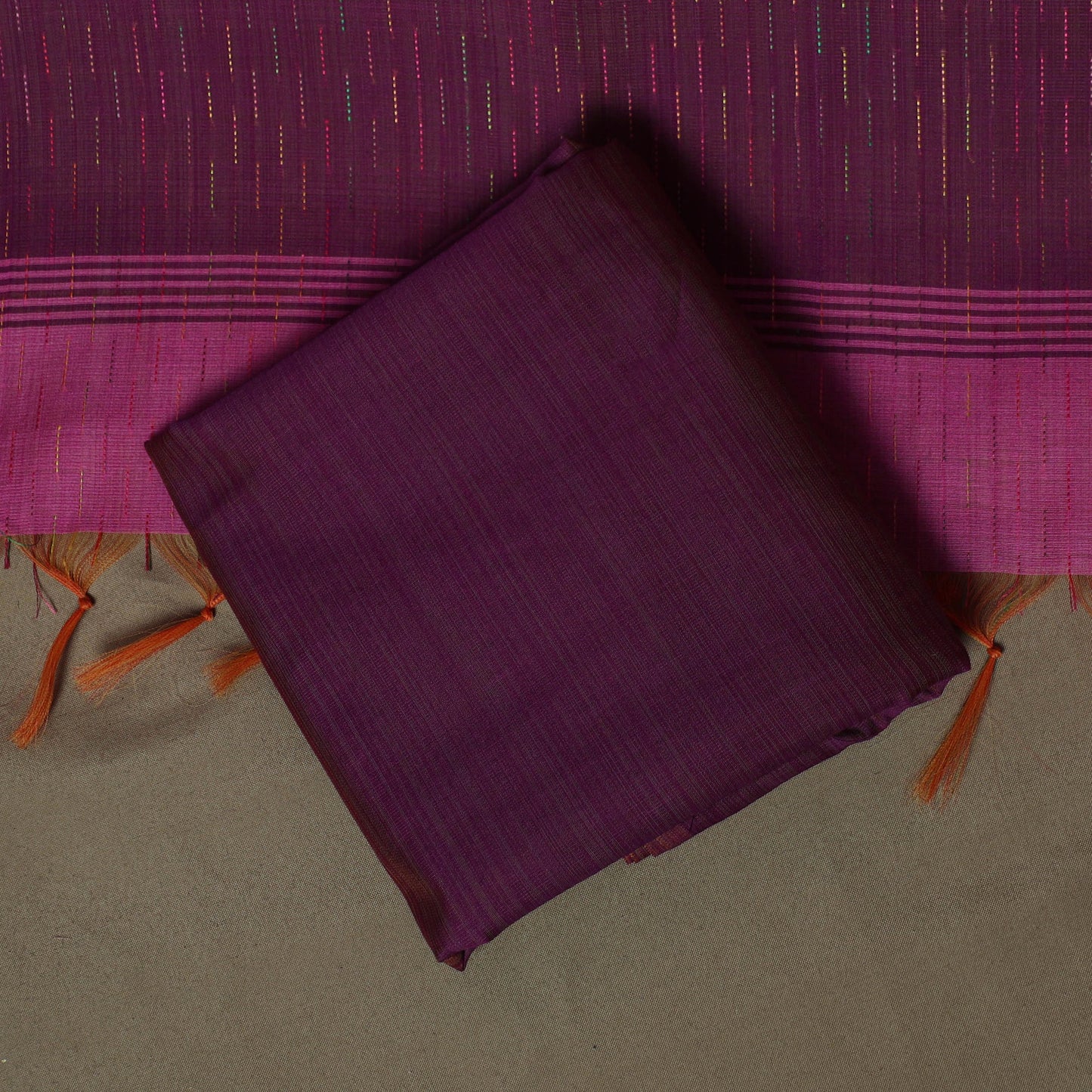 Mangalagiri silk cotton 3pc unstitched dress material