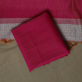 Mangalagiri silk cotton 3pc unstitched dress material
