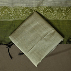 Mangalagiri silk cotton thread work 3pc unstitched dress