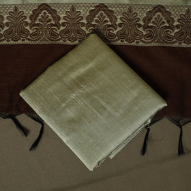 Mangalagiri silk cotton thread work 3pc unstitched dress