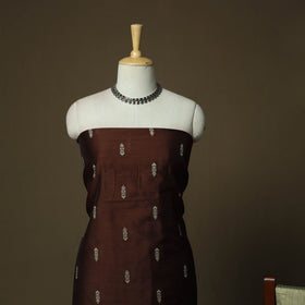 Mangalagiri silk cotton thread work 3pc unstitched dress