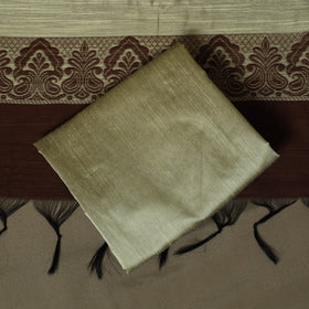 Mangalagiri silk cotton thread work 3pc unstitched dress