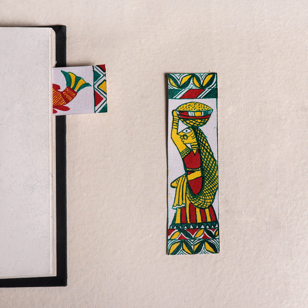 Buy Manjusha Hand Painted Paper Bookmark 