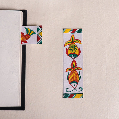 Buy Manjusha Hand Painted Paper Bookmark 