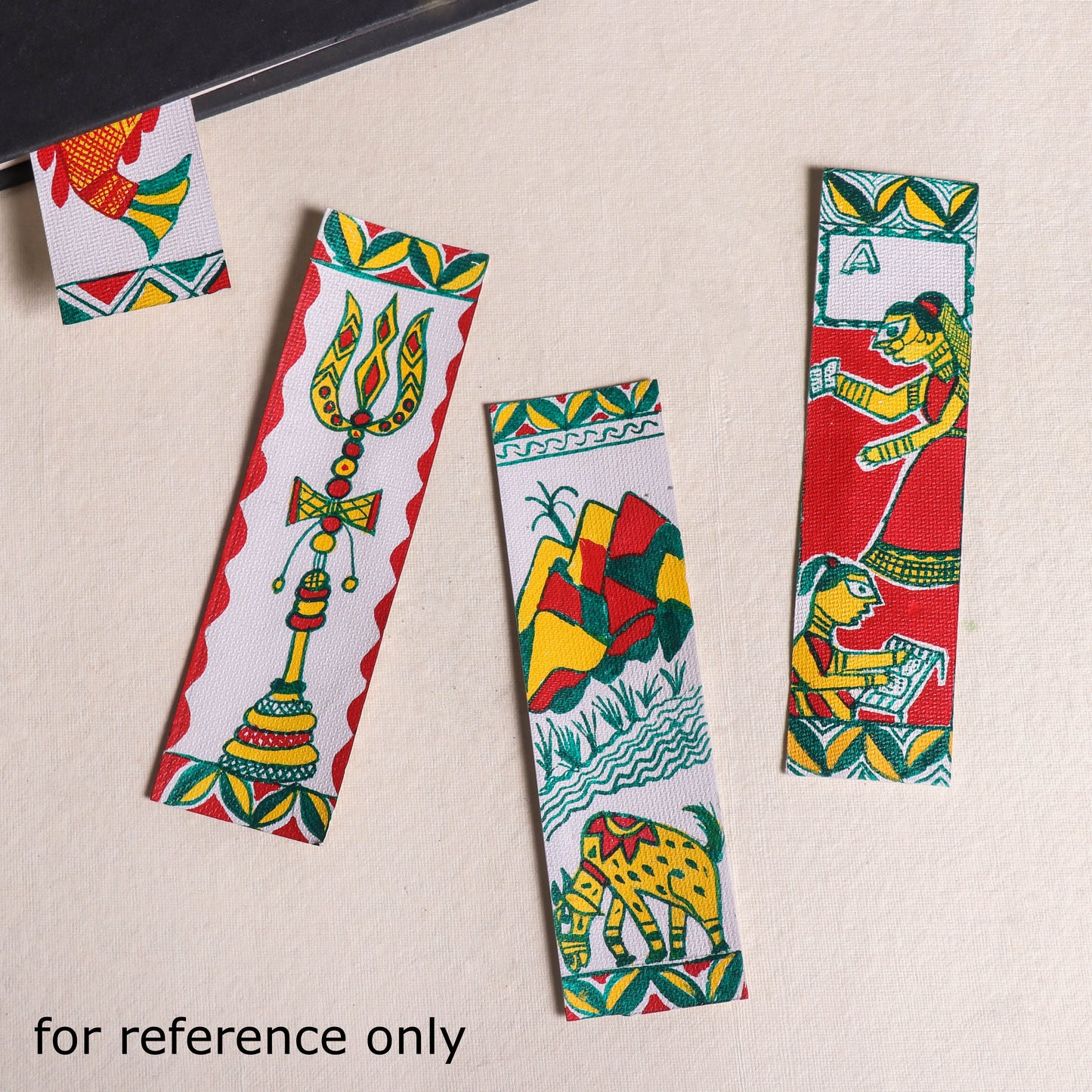 Buy Manjusha Hand Painted Paper Bookmark 