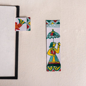 Buy Manjusha Hand Painted Paper Bookmark 