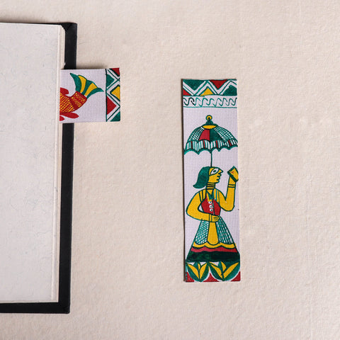 Buy Manjusha Hand Painted Paper Bookmark 