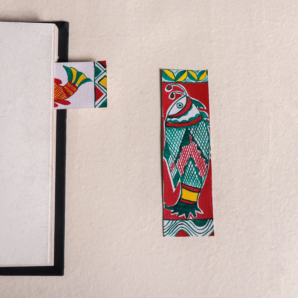 Buy Manjusha Hand Painted Paper Bookmark 