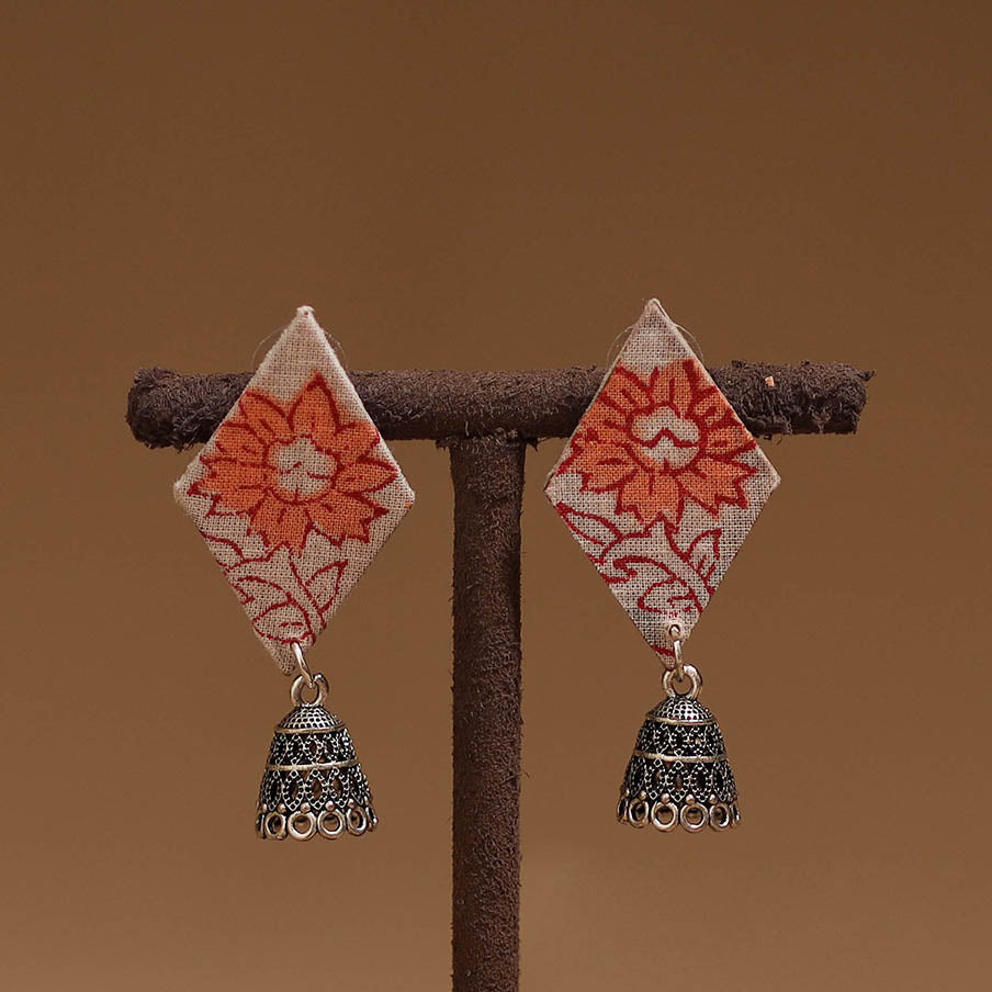 Mannat gs fabart handmade earrings - handcrafted