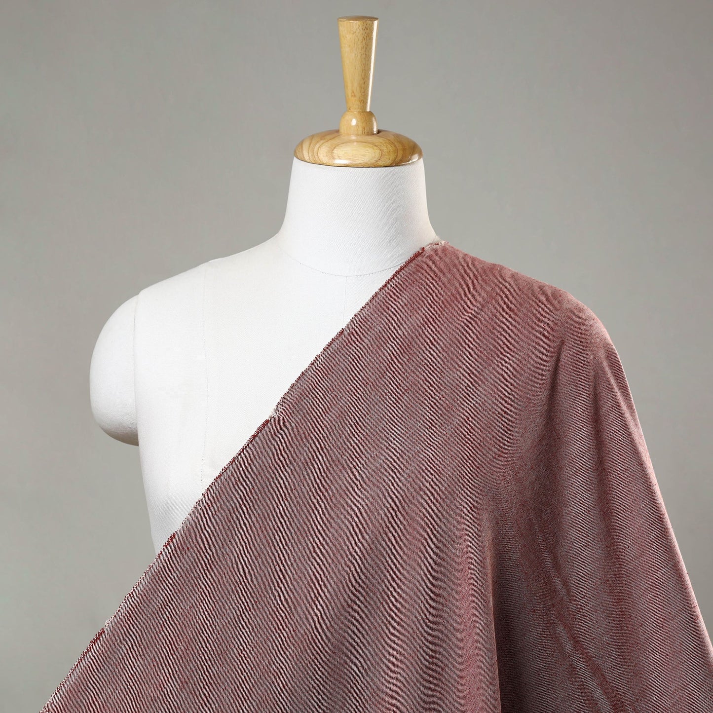 Buy 2/40 Twill Cotton Handspun Handloom Natural Dyed Plain Fabric 08 Online l iTokri.com