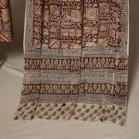 2pc cotton unstitched kalamkari dress material 06