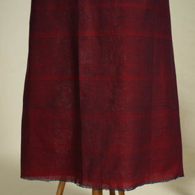  Maroon 2pc Handloom Fine Cotton Kutch Bhujodi Dress Material