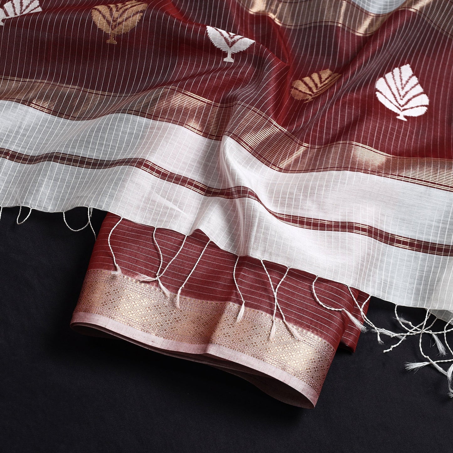 2pc Handloom Maheshwari Silk Dress Material 