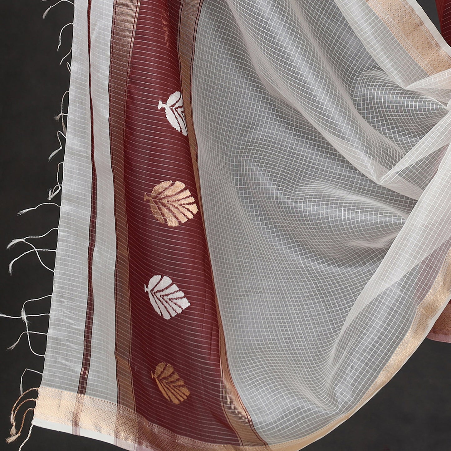 2pc Handloom Maheshwari Silk Dress Material 