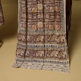 2pc natural dyed cotton unstitched kalamkari dress material