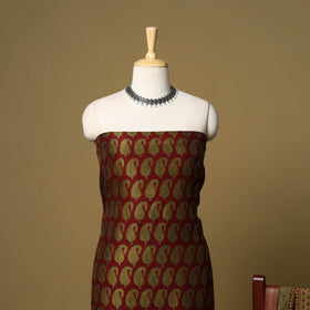 2pc natural dyed maheshwari silk unstitched bagh dress