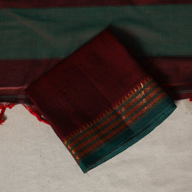 Maroon - 3pc cotton unstitched dharwad dress material 56