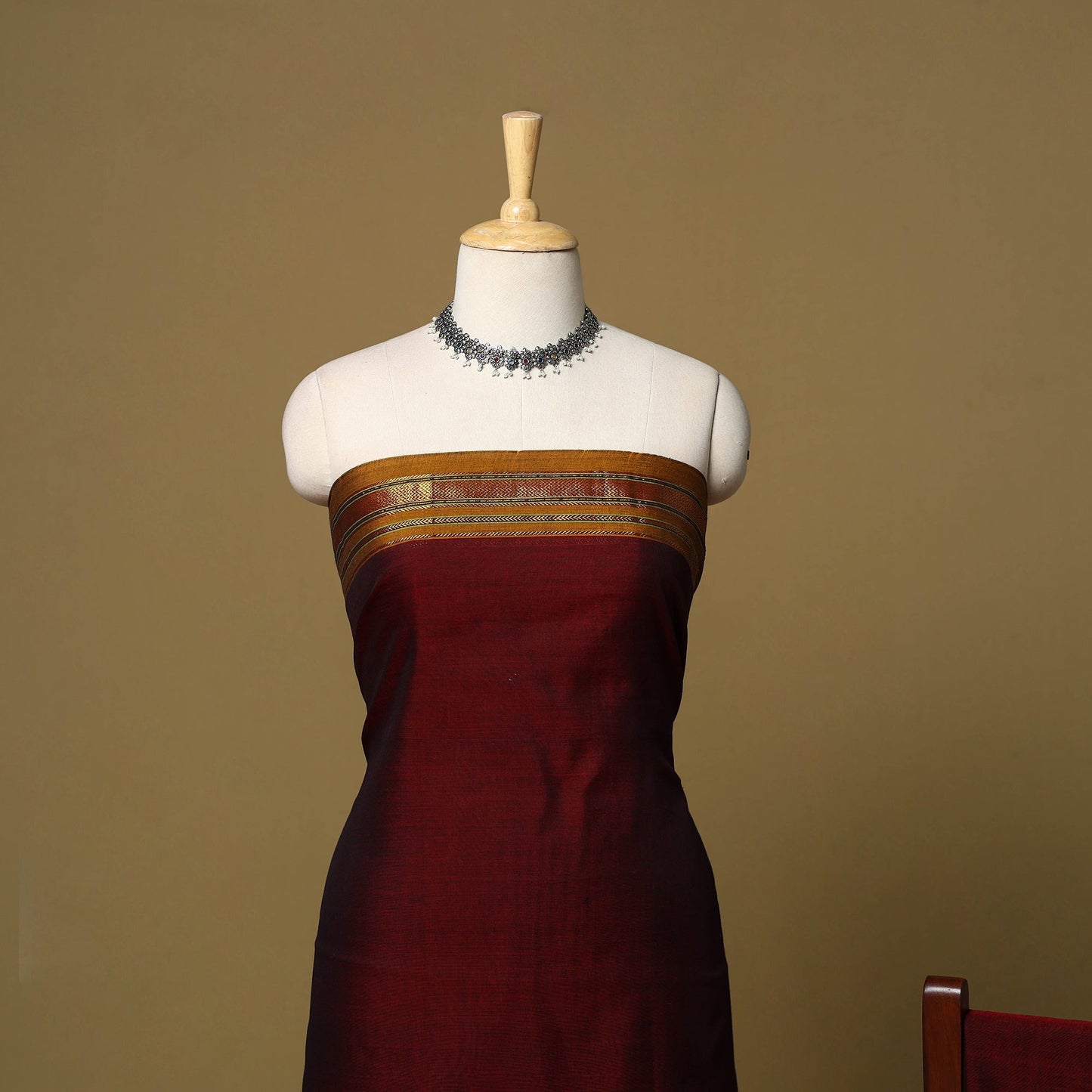 3pc cotton unstitched dharwad dress material with border 20