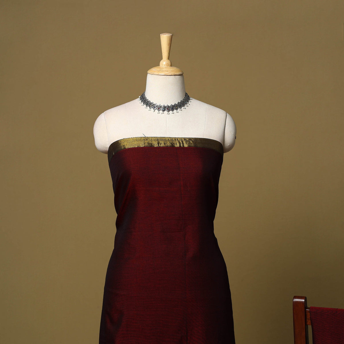 3pc cotton unstitched dharwad dress material with border 24